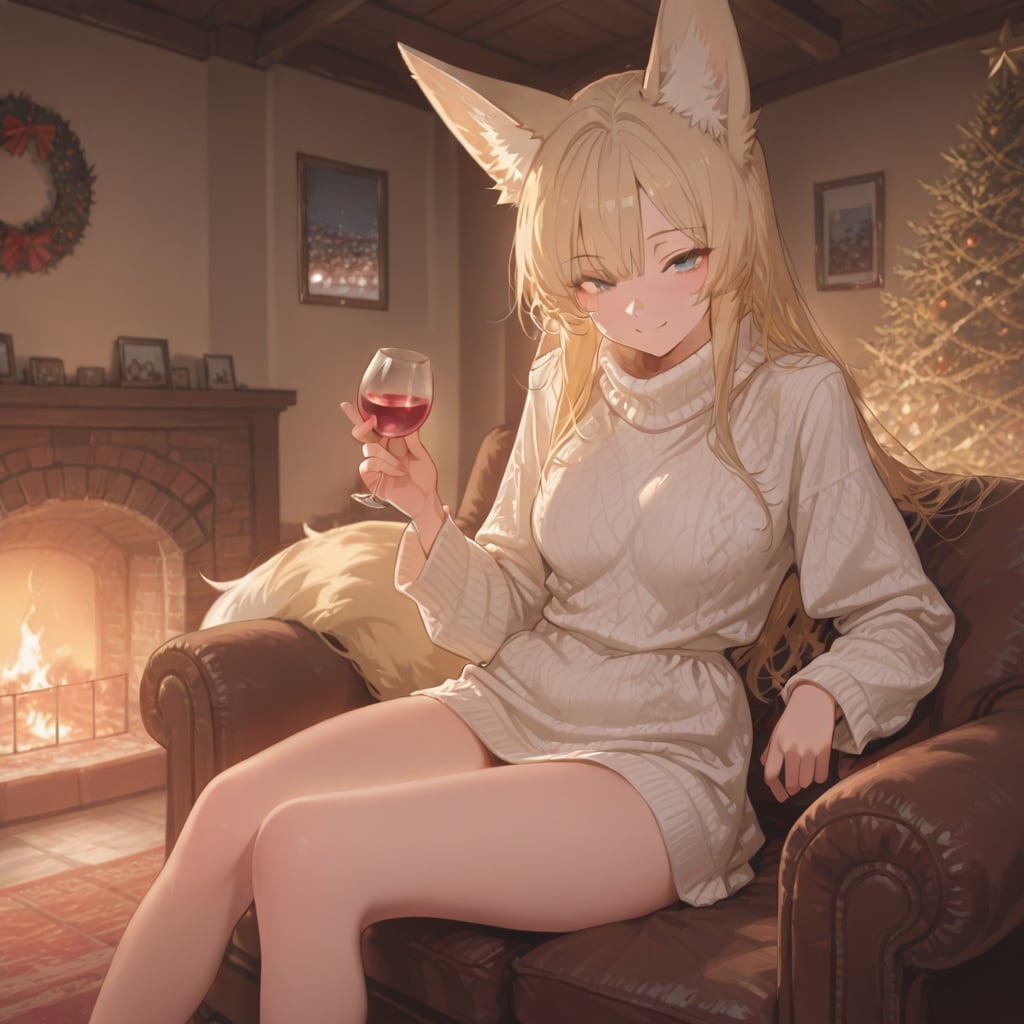 暖炉でぽかぽか