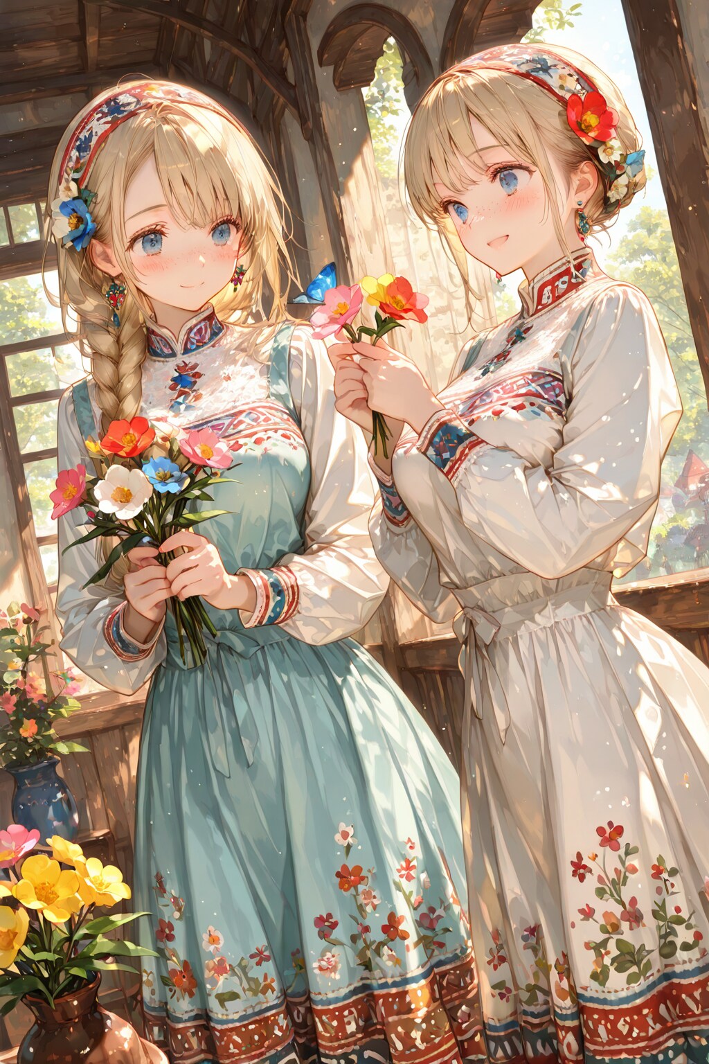 花売り