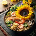ひまわりseafood noodle 4枚目