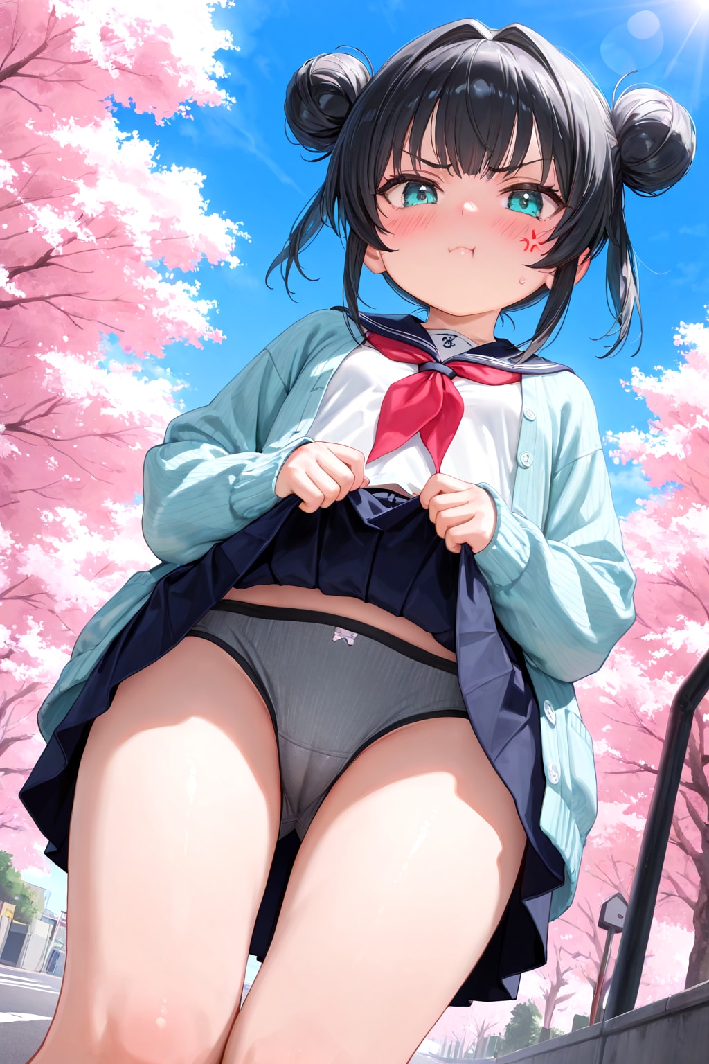 むぅ～！　兄様！　よそさまのパンツを見てハァハァするなんて許しません！　見るなら私のパンツだけを見てハァハァしてください！