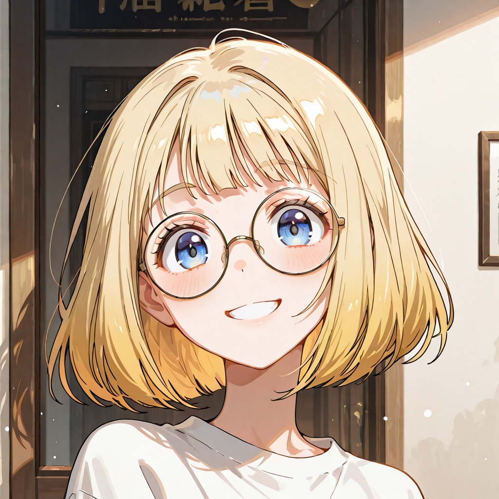 店前のミッシェルさん