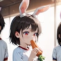ニンジン大好きウサ耳娘 7枚目