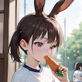 ニンジン大好きウサ耳娘 8枚目