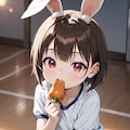 ニンジン大好きウサ耳娘 3枚目