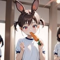 ニンジン大好きウサ耳娘 4枚目