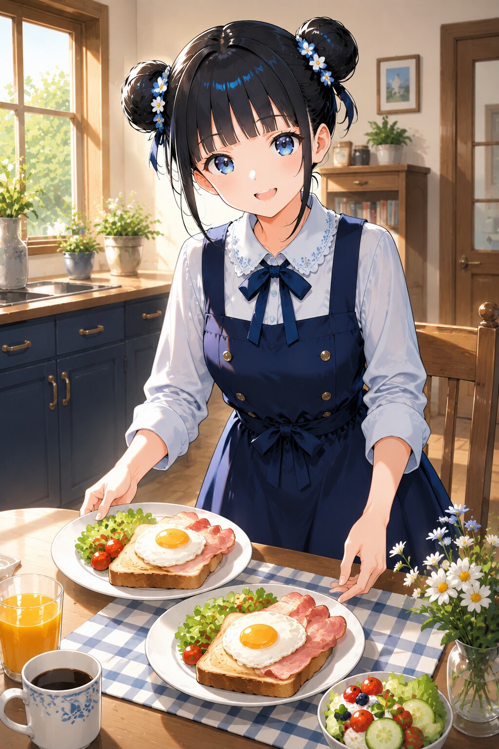 おだんごちゃん🍡✨と朝ごはん🍚✨　7/12