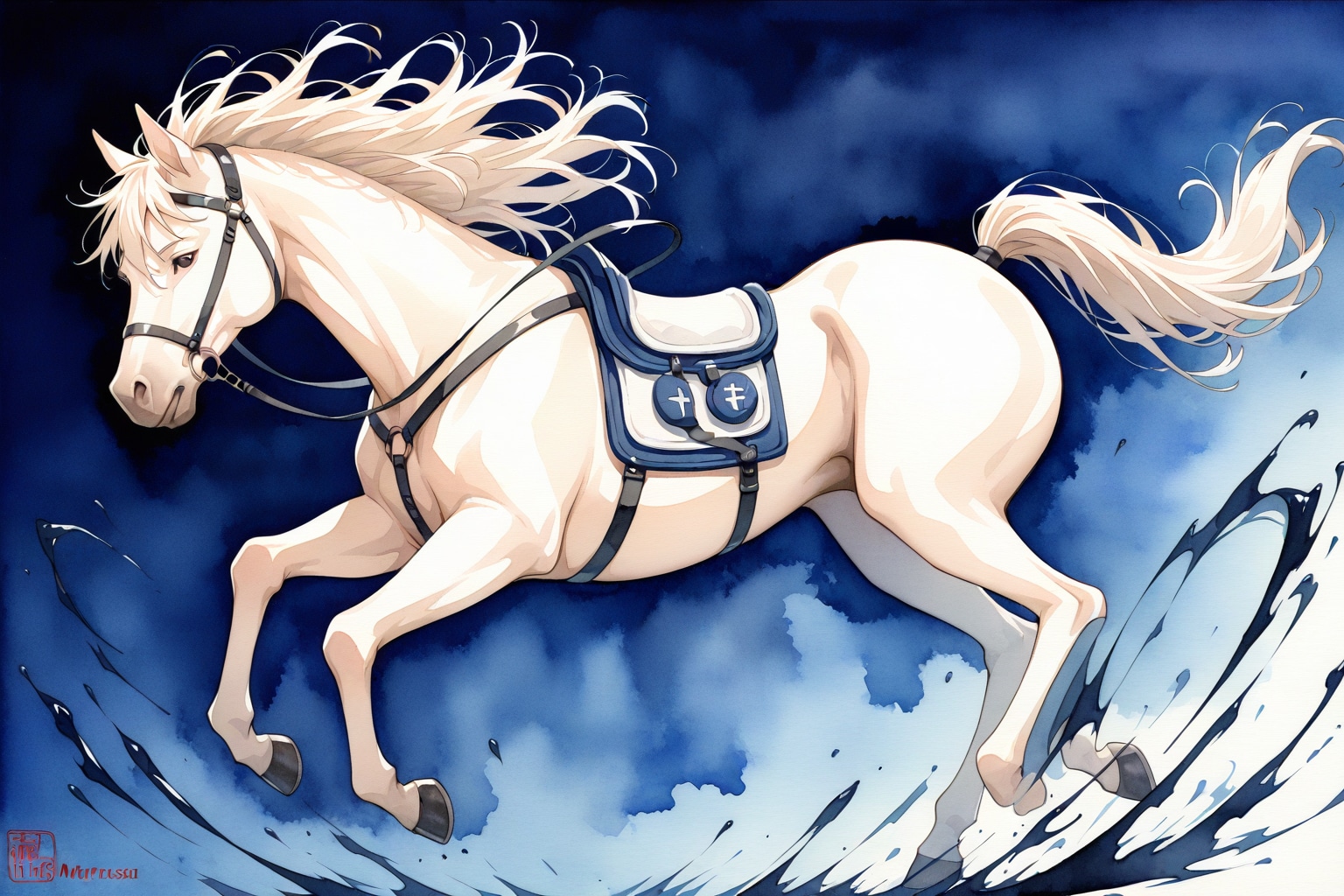 白馬 | の人気AIイラスト・グラビア