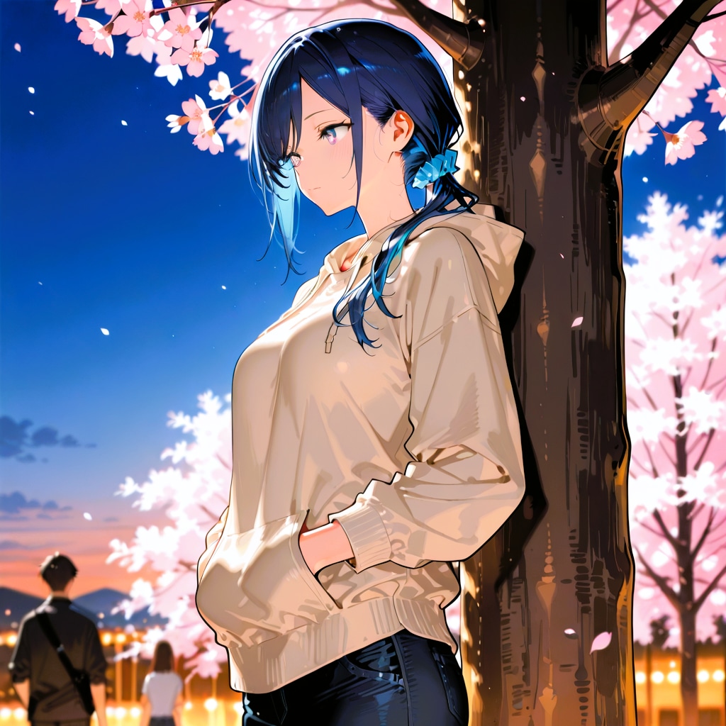 37　夜桜と七瀬