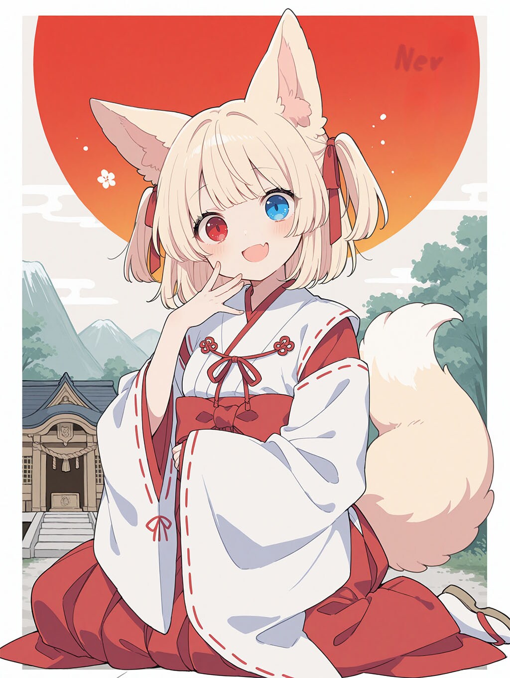 あけおめきつねちゃん2026