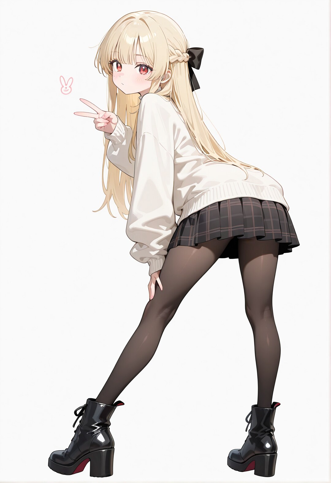 見えそうで見えないヒト耳ちゃん