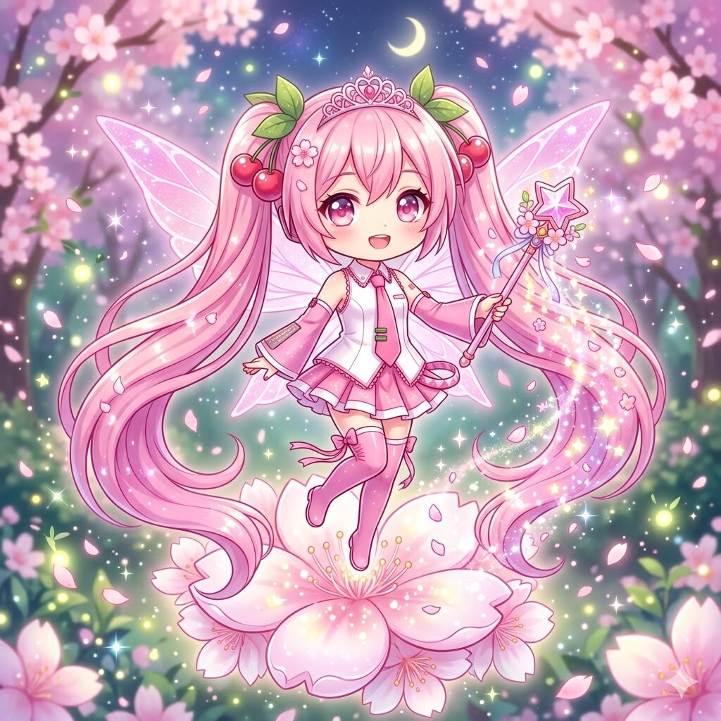 桜の妖精🌸ちび桜ミク