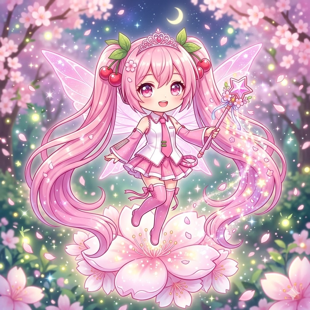 桜の妖精🌸ちび桜ミク