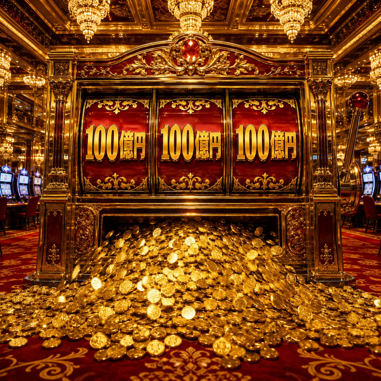 100億円のジャックポット💰💰💰 | の人気AIイラスト・グラビア