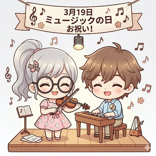 今日は「ミュージックの日」 | の人気AIイラスト・グラビア