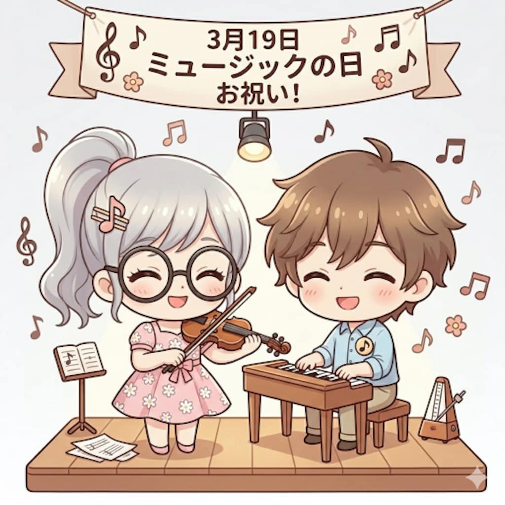 今日は「ミュージックの日」