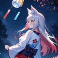 月夜と風鈴 4枚目