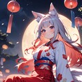 月夜と風鈴 2枚目