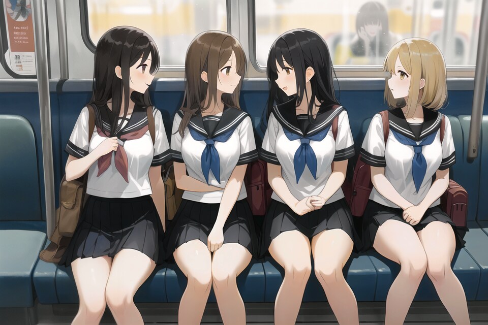 窓の外から…