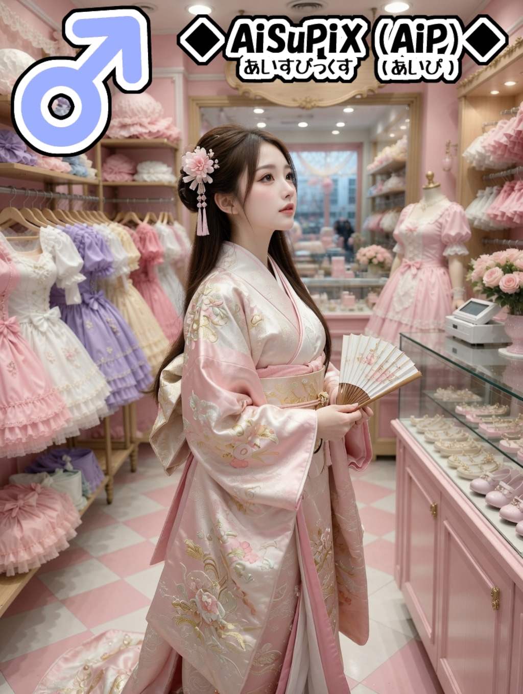 💙ロリィタ着物の亜衣川すすっこ💙
