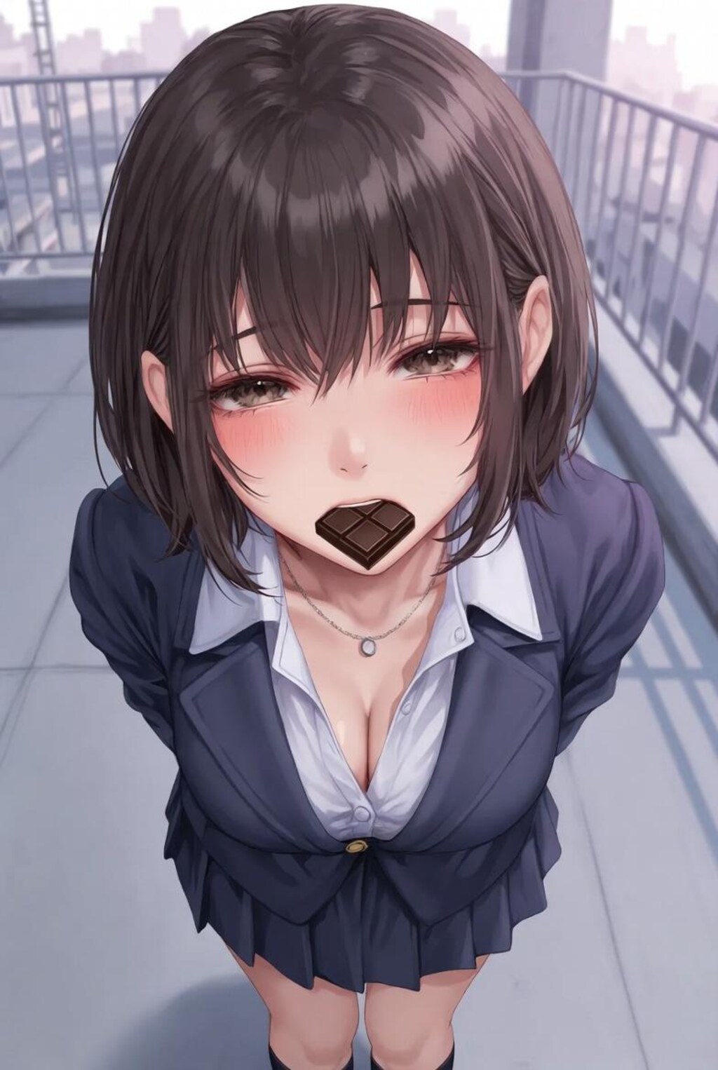 チョコを受け取って♡イラストver