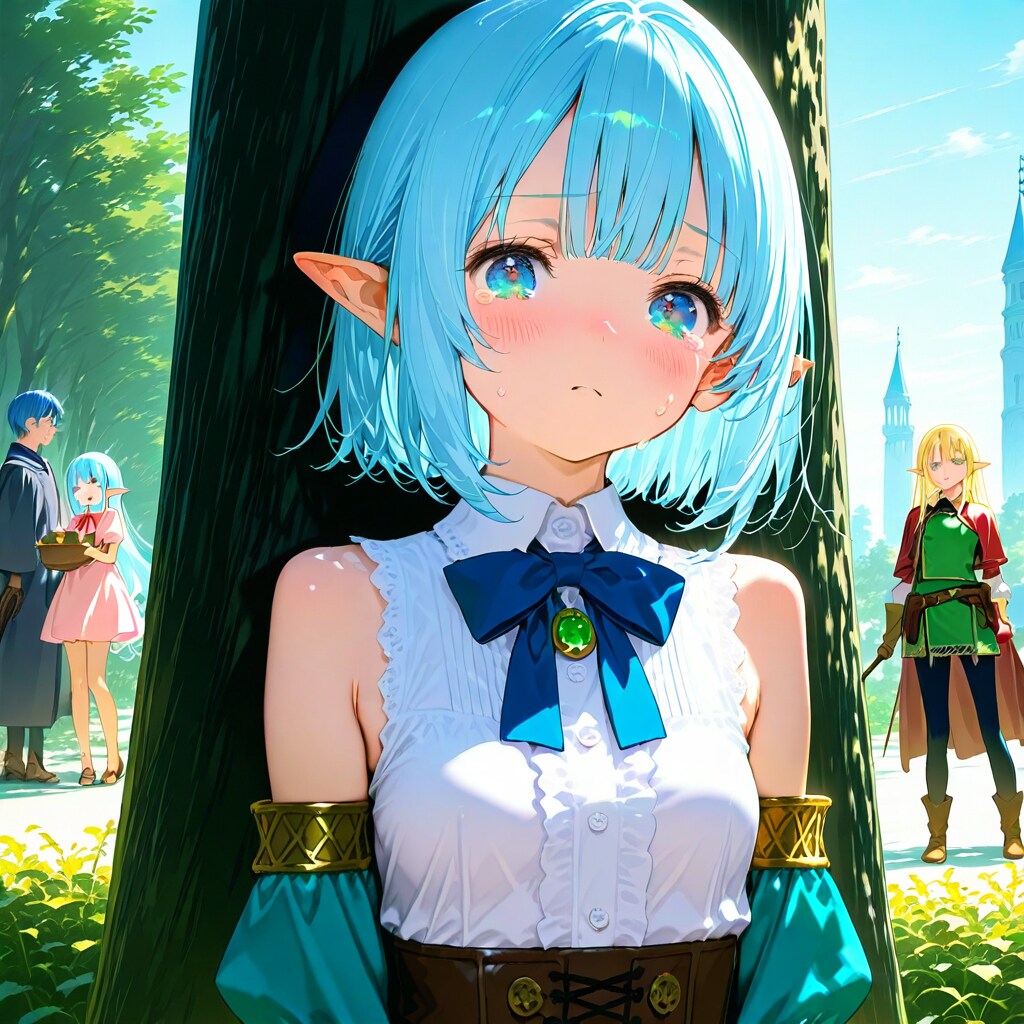 陰キャエルフ公園で戸惑う | の人気AIイラスト・グラビア