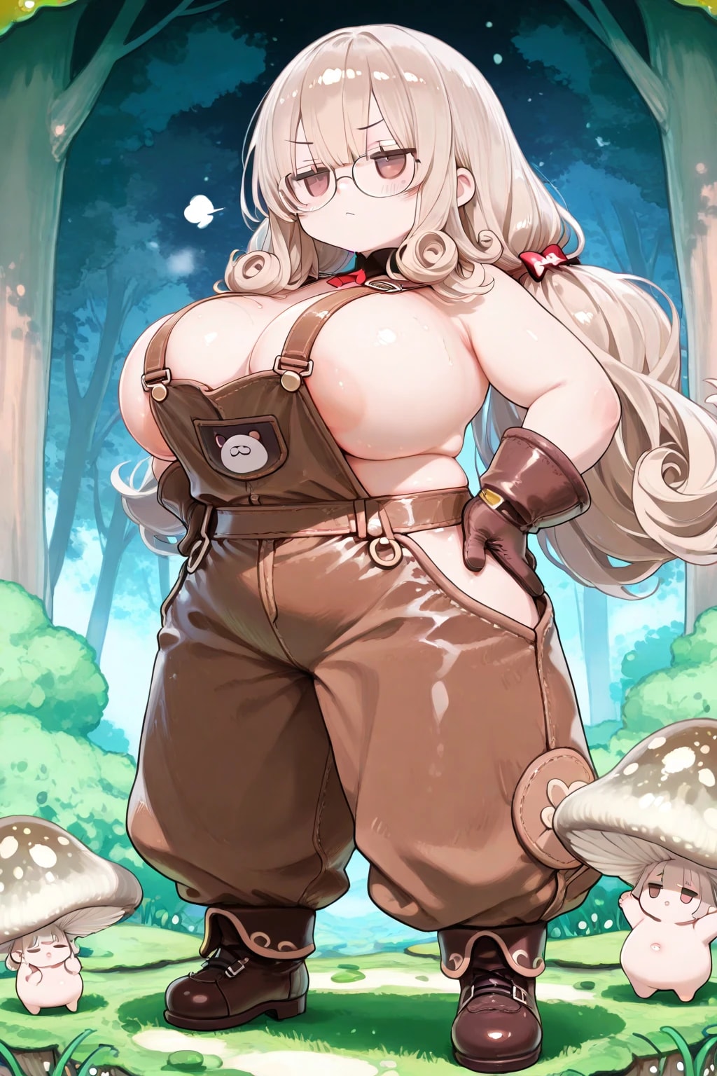 でかいドワーフ風の女の子