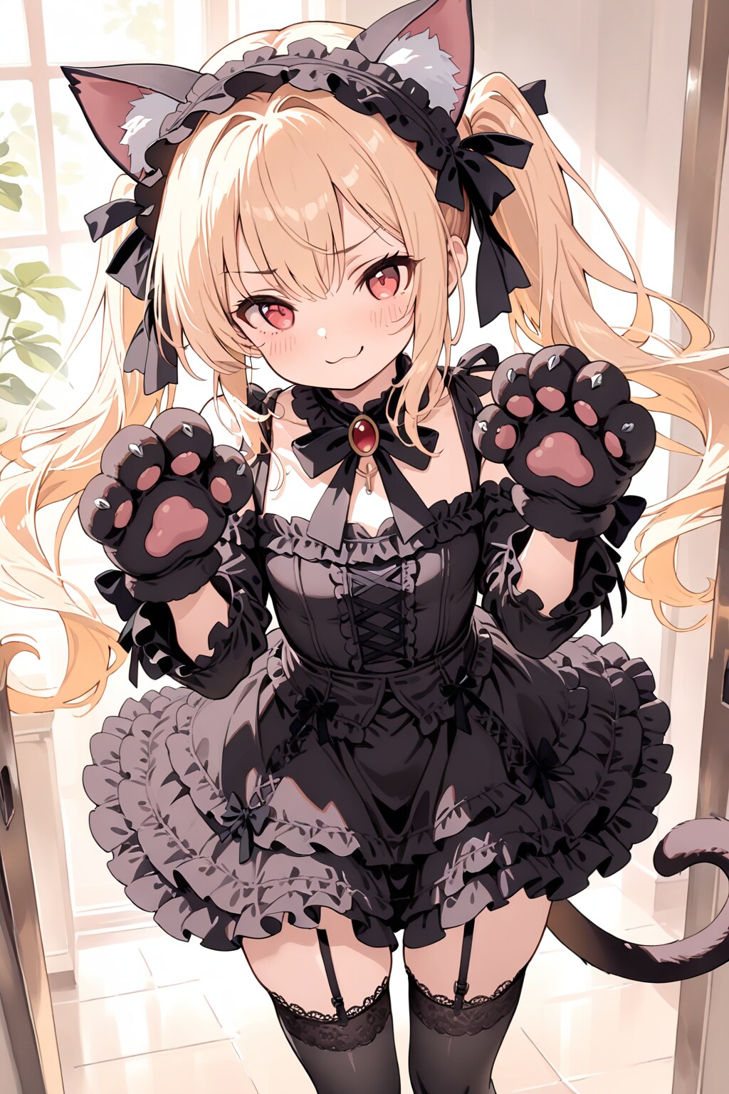 ゴシック猫ちゃん | の人気AIイラスト・グラビア