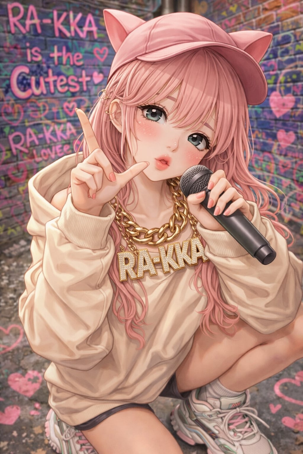 落果ちゃんは、重たいベース音もアクセサリーなのですッ