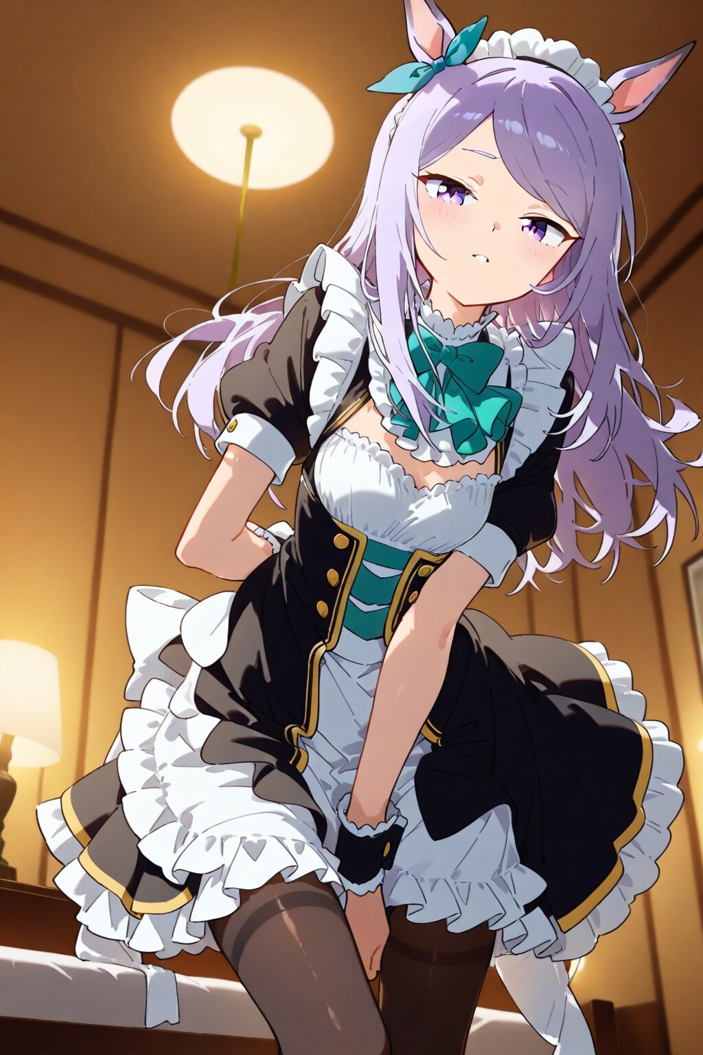 メイド服マックイーン | の人気AIイラスト・グラビア