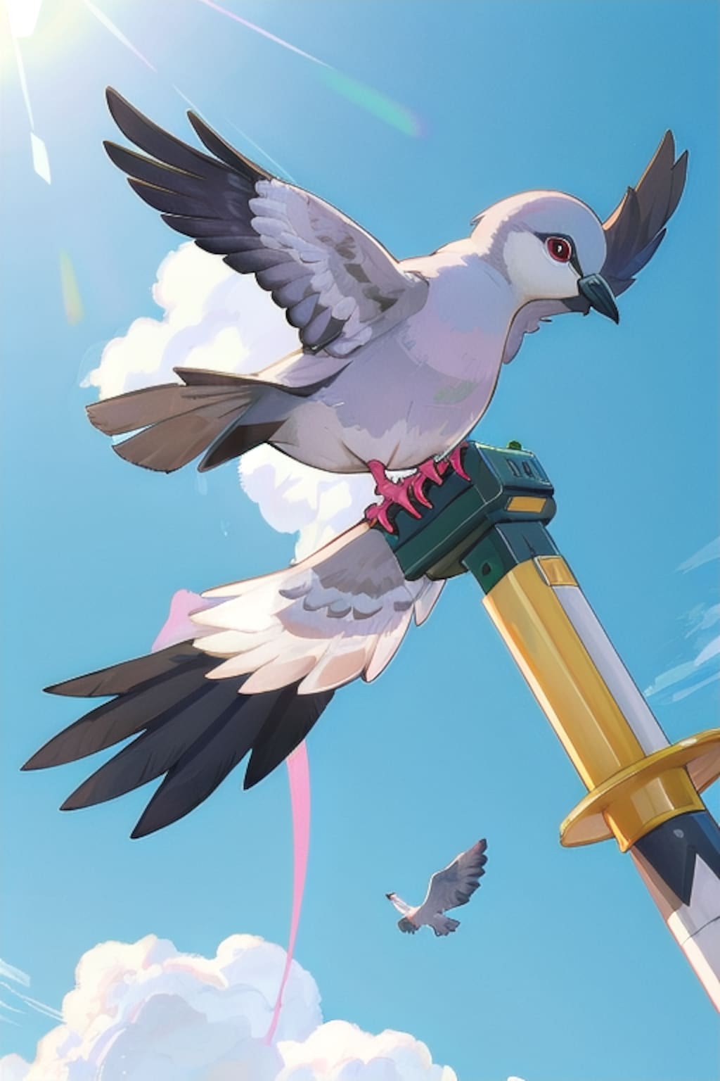 鳩を飛ばすもの