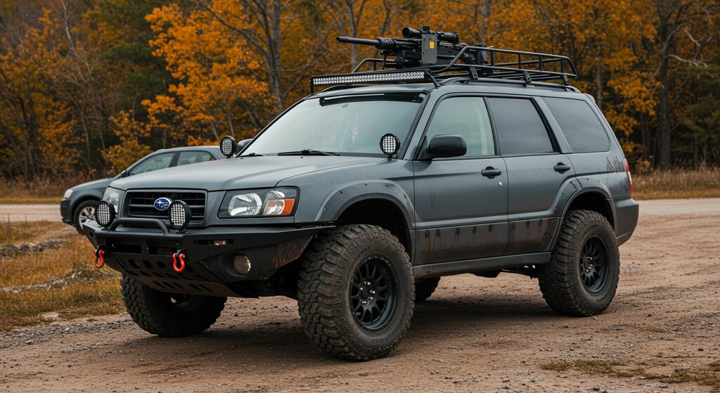 スバルフォレスター軍用車