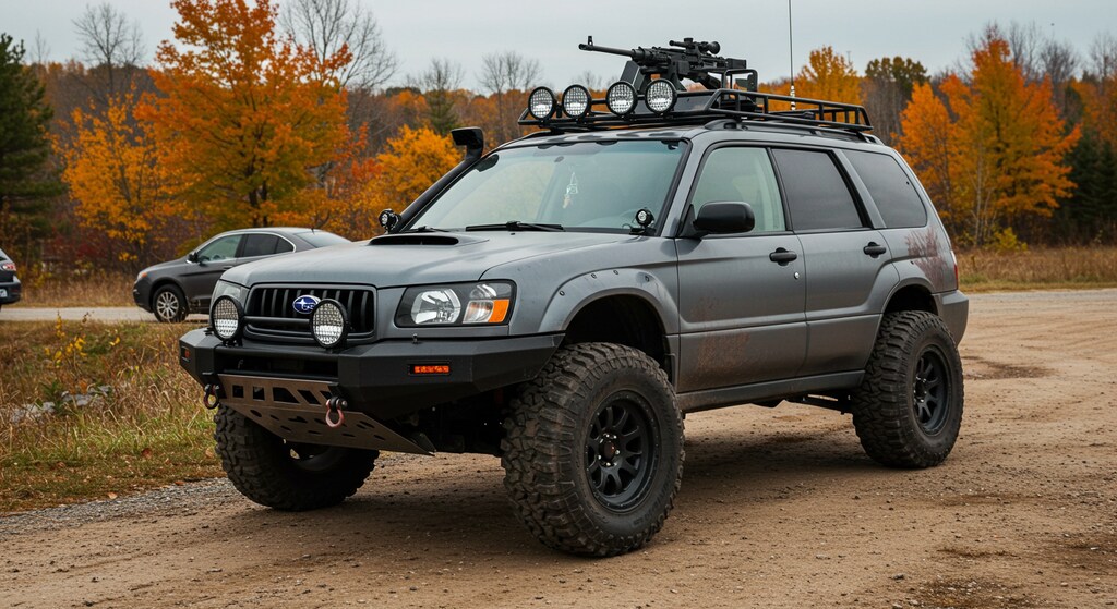 スバルフォレスター軍用車