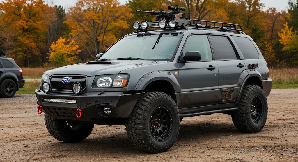 スバルフォレスター軍用車