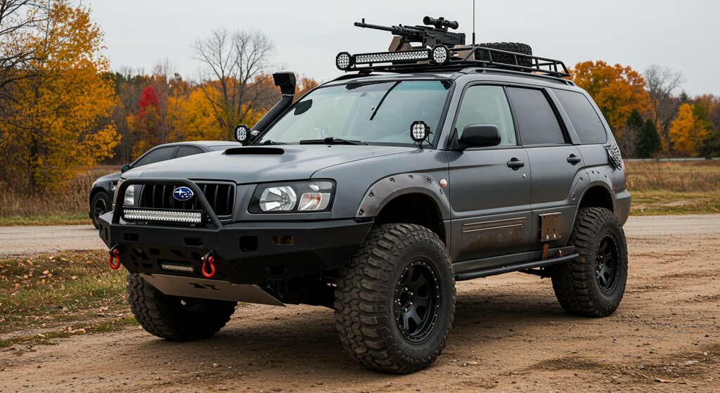 スバルフォレスター軍用車