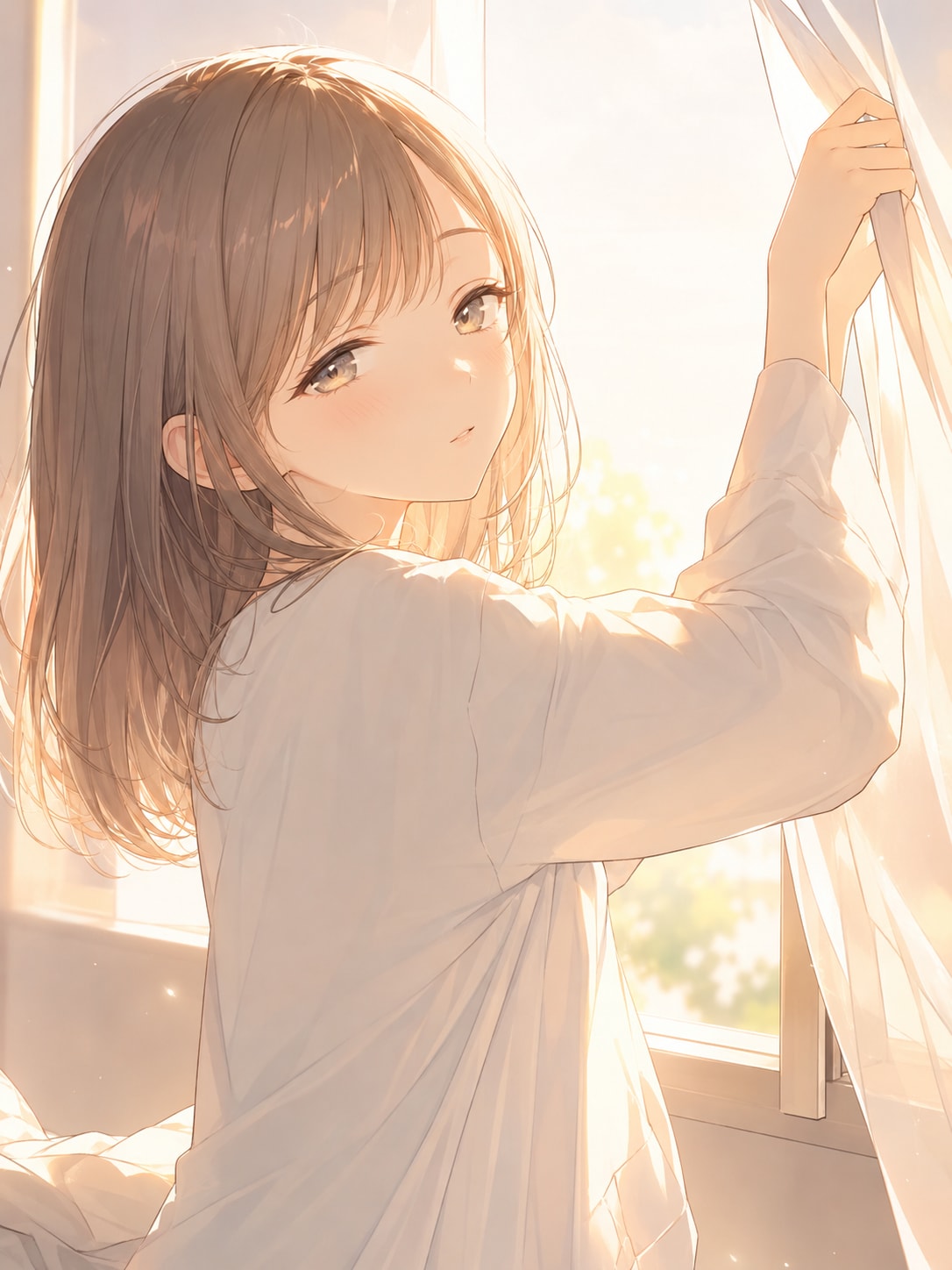 朝の日差し