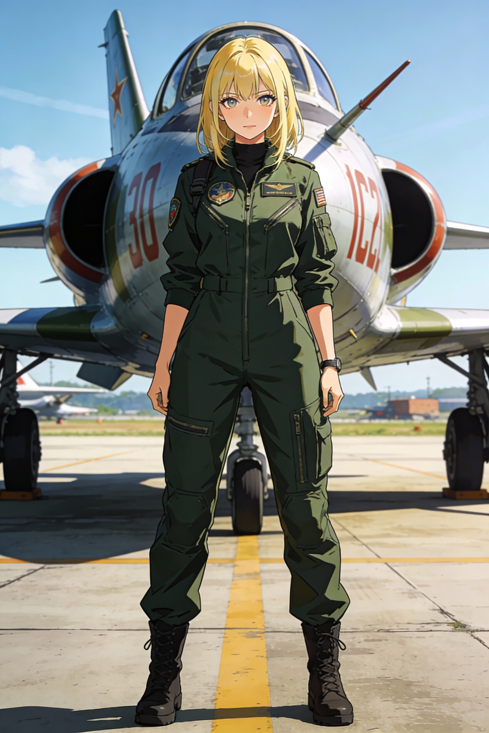 戦闘機とパイロット