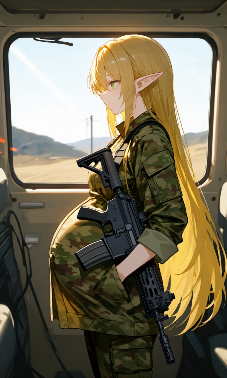 異世界ミリタリー妊婦シリーズその９４ | の人気AIイラスト・グラビア