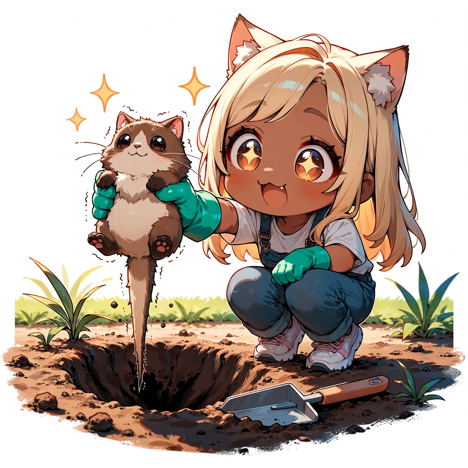 猫に睨まれたネズミ | の人気AIイラスト・グラビア