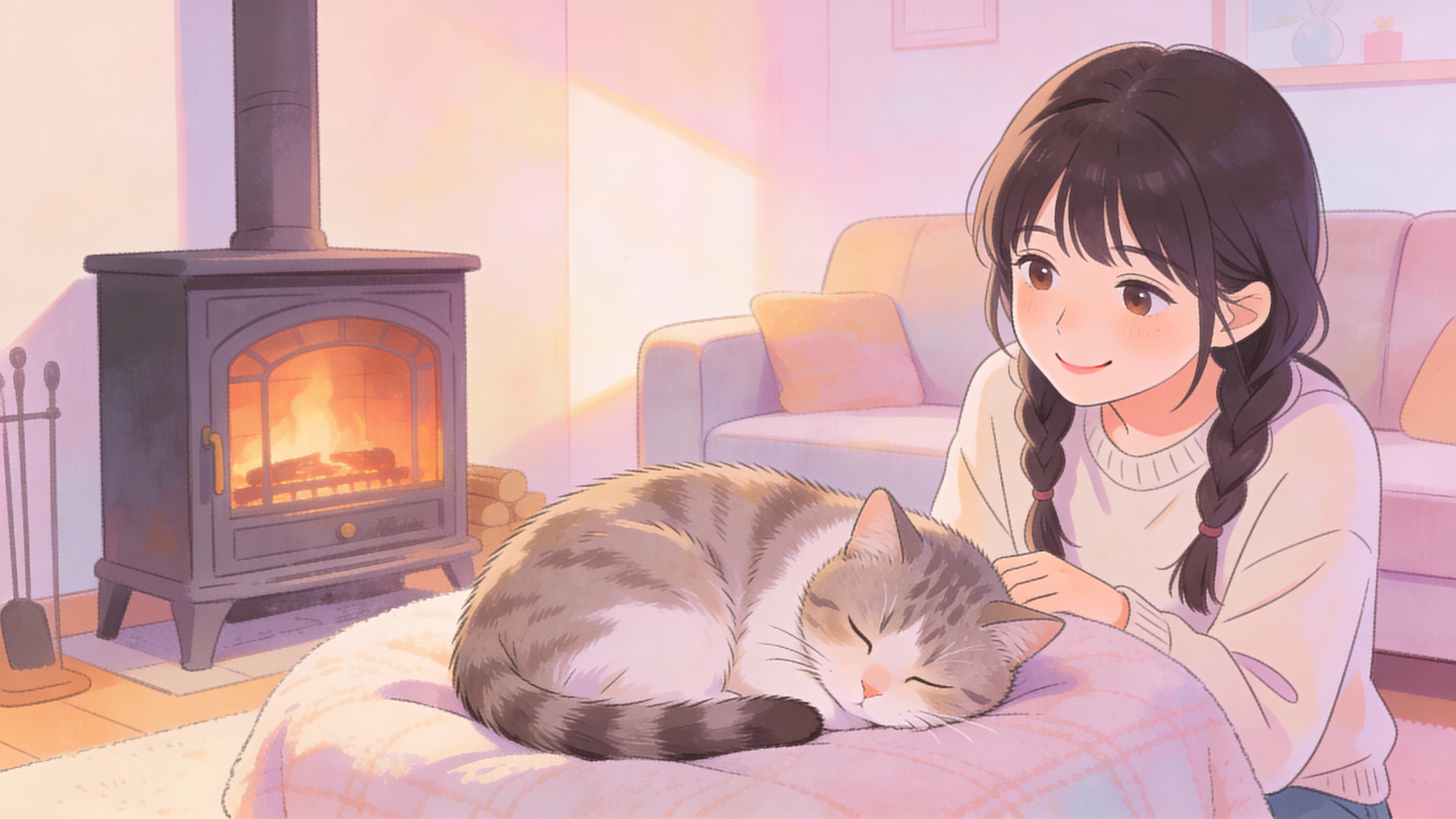 猫と少女 | の人気AIイラスト・グラビア