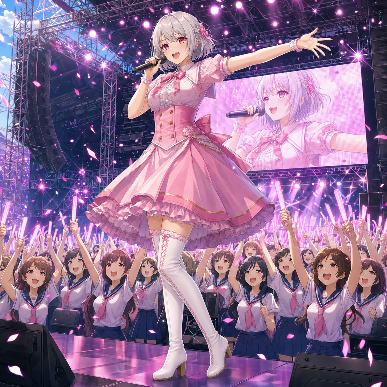 アイドルのコーデ