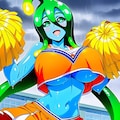 レインコートボディスーツ等コスプレスライム娘人妻 4枚目