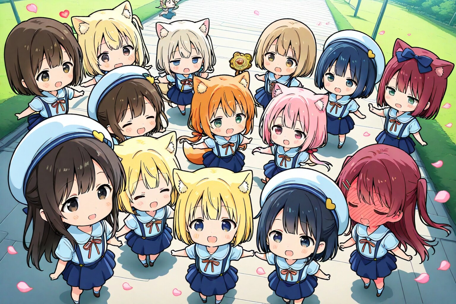 他、投稿者様の風鈴を見に行く、ちびちゃん。 | の人気AIイラスト・グラビア