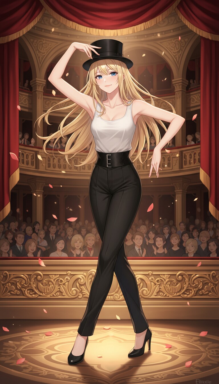 かっこかわいいフランス令嬢エミリー・シーニュのパリ市立劇場オペラ公演