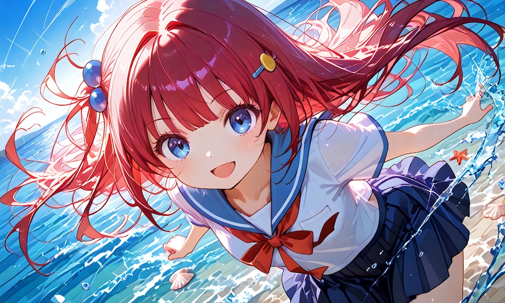 海と少女