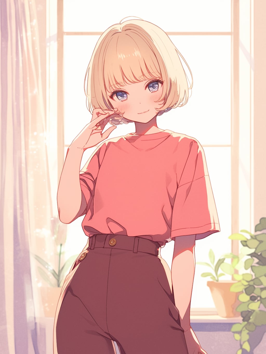 マッシュカットの子✨66