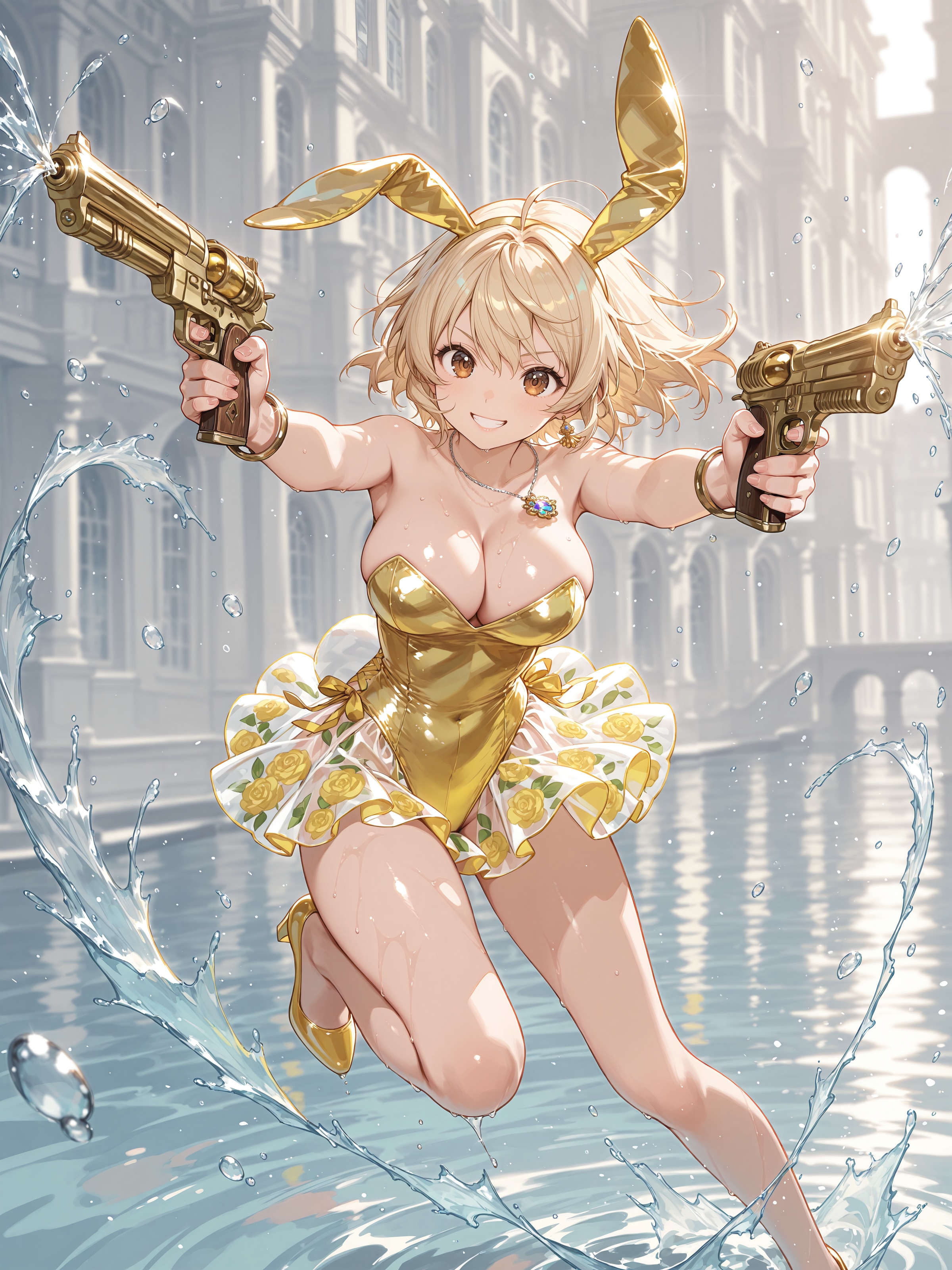 銃とバニー