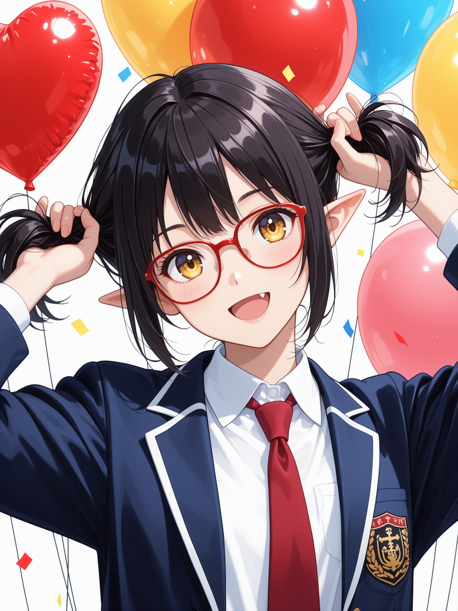 よその子　イズミちゃん手ツインテ | の人気AIイラスト・グラビア