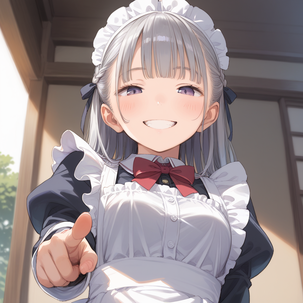 ドヤ顔メイドさん