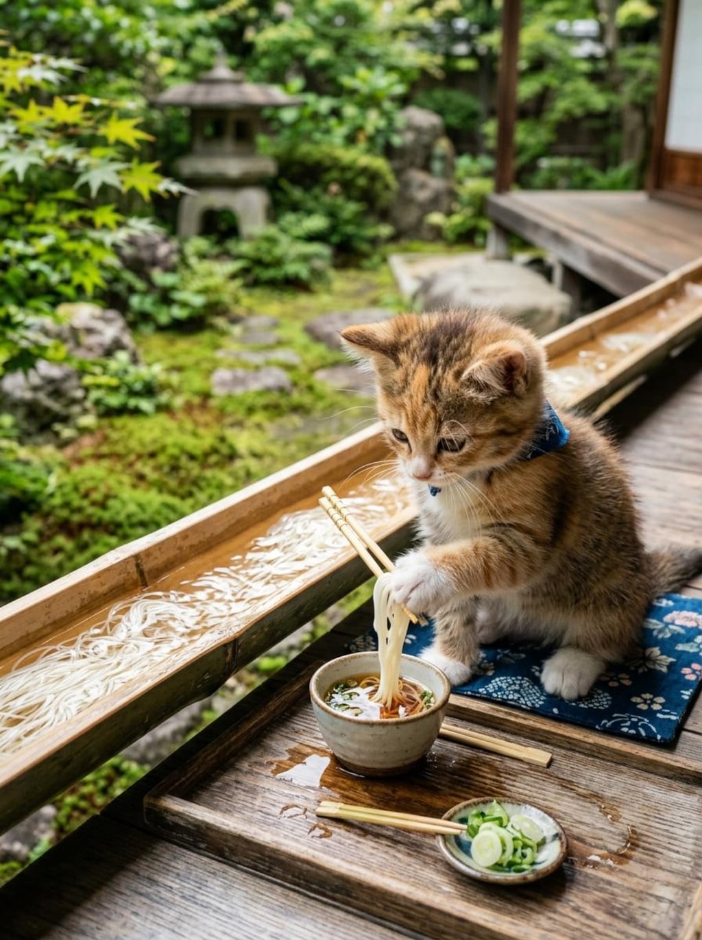 にゃがしそうめん《夏の涼》