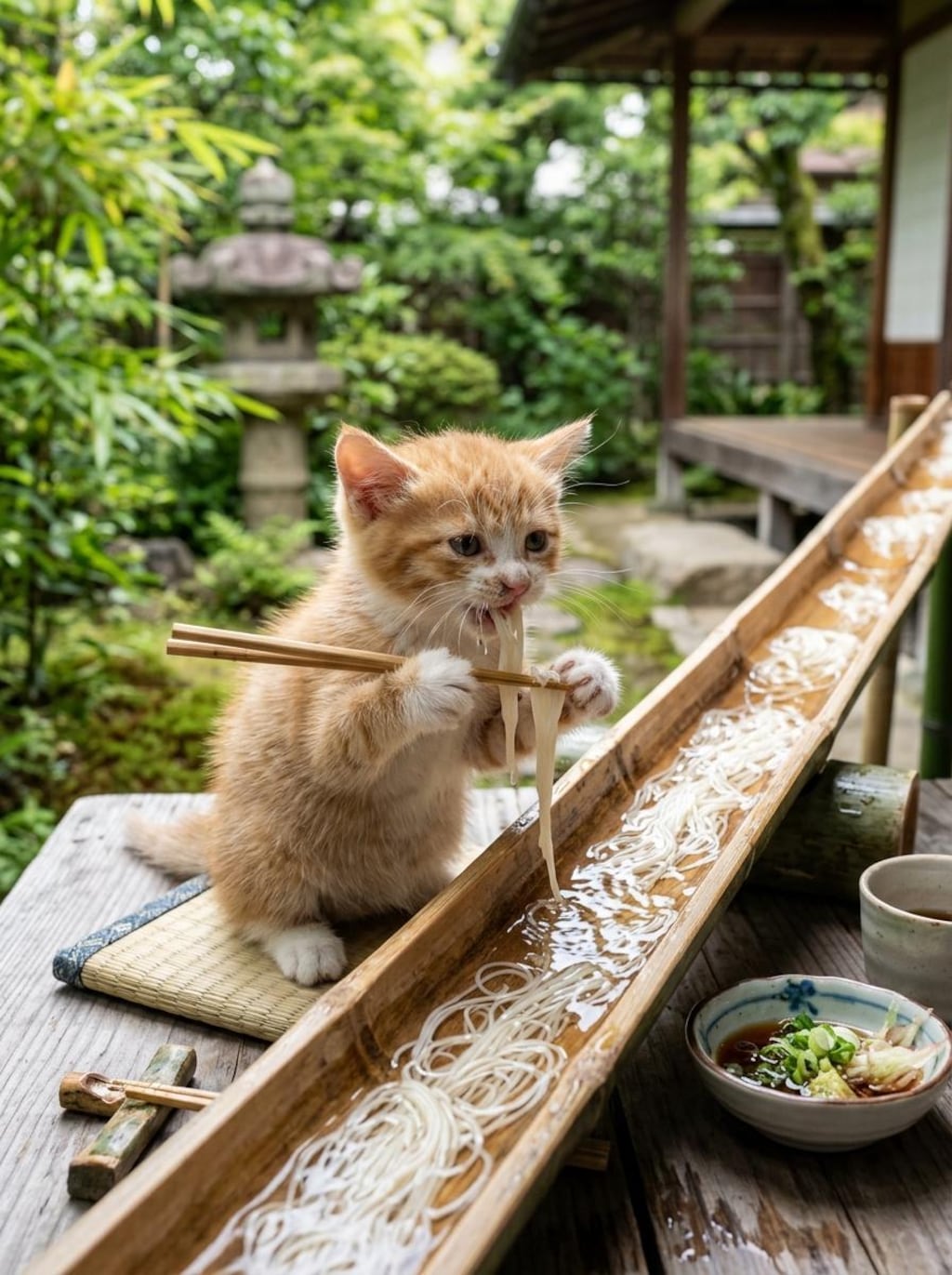 にゃがしそうめん《夏の涼》